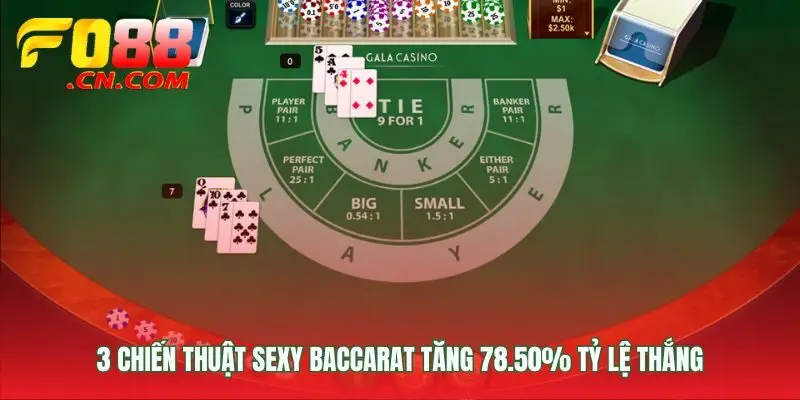 Biến may rủi thành lợi thế với chiến thuật sexy baccarat