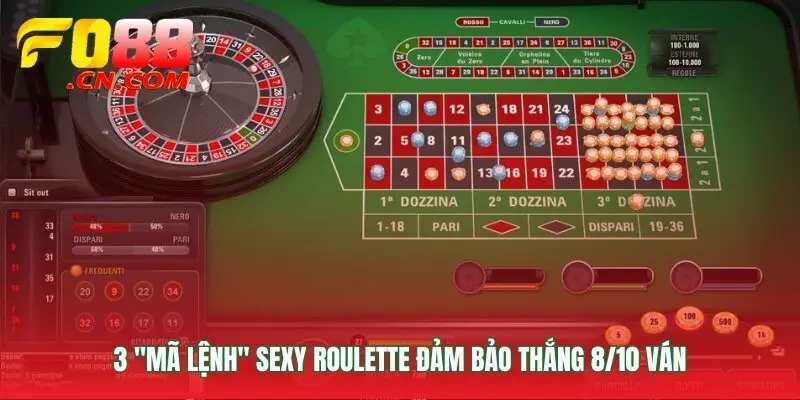 Các chiến thuật giúp bạn kiểm soát vòng quay sexy roulette