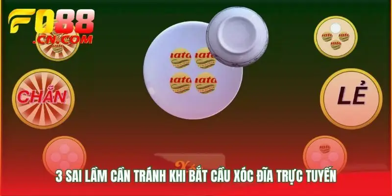 Lỗi thường gặp khi chơi xóc đĩa trực tuyến