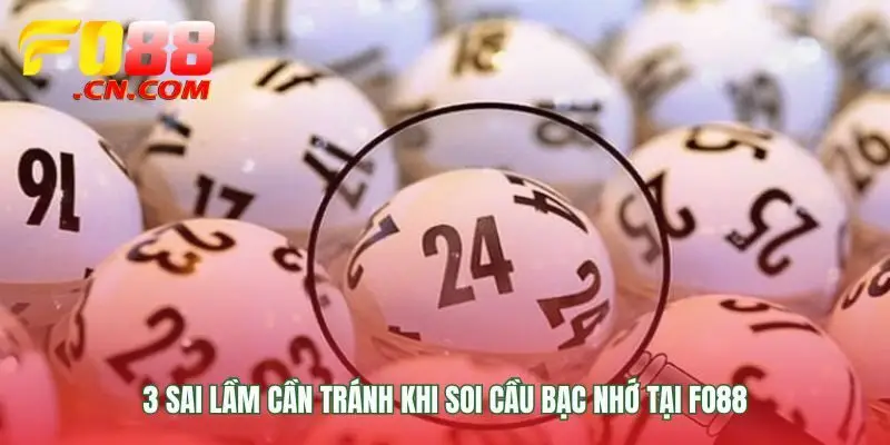 Soi cầu an toàn tránh những lỗi thường gặp