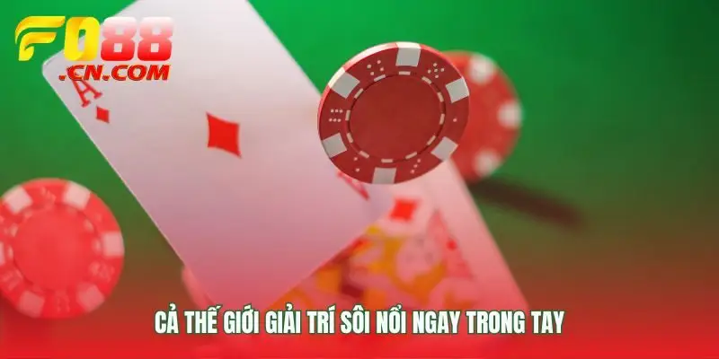 Kho game đa dạng và hấp dẫn tại FO88