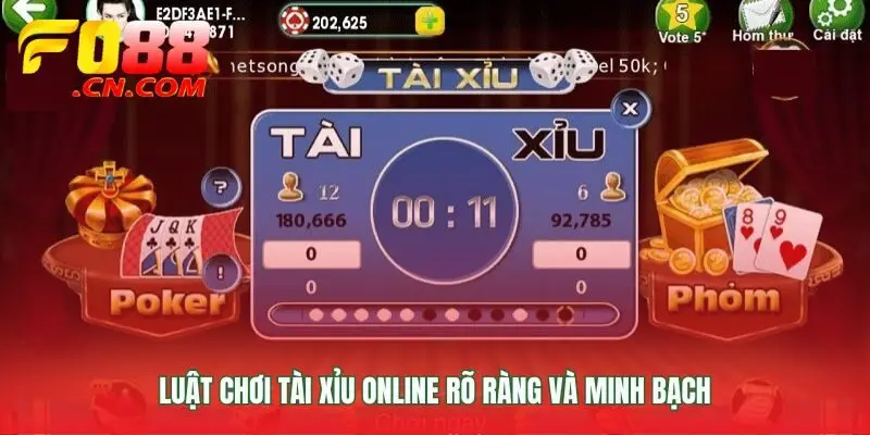 Cách chơi cần nắm khi chơi tài xỉu trực tuyến