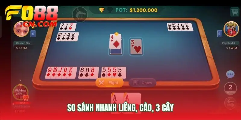 Nhận biết các game bài 3 lá