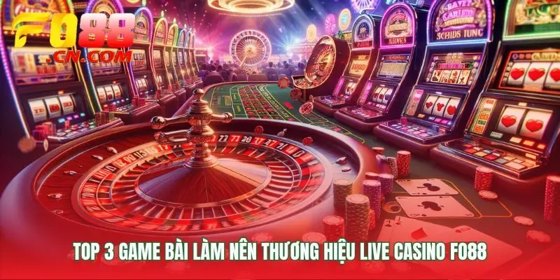 Ba đấu trường định danh thương hiệu Live Casino FO88